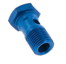 Perno Banjo de Aluminio de 1 vía Rosca Macho G1/4'' L25mm [5 Piezas]