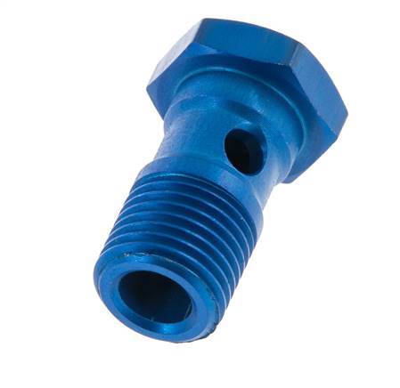 Perno Banjo de Aluminio de 1 vía Rosca Macho G1/4'' L25mm [5 Piezas]