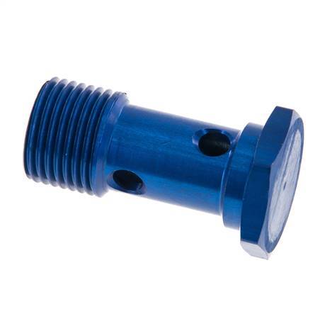 Perno Banjo de Aluminio de 1 vía Rosca Macho G1/2'' L45mm