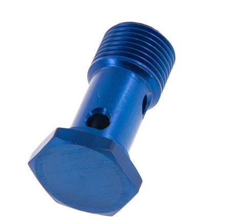 Perno Banjo de Aluminio de 1 vía Rosca Macho G1/2'' L45mm