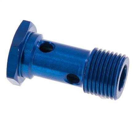 Perno Banjo de Aluminio de 1 vía Rosca Macho G1/2'' L45mm