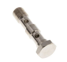 Perno Banjo de Latón Niquelado de 2 vías Rosca Macho G1/8'' L40,5mm [5 piezas]