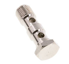 Perno Banjo de Latón Niquelado de 2 vías Rosca Macho G1/4'' L41mm [2 piezas]