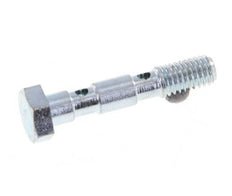 Perno Banjo de Acero Galvanizado de 2 vías Rosca Macho M5 L27mm [2 Piezas]