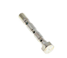 Perno banjo de acero cincado de 3 vías con rosca macho M5 L36mm