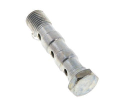 Perno Banjo de Acero Galvanizado de 3 vías Rosca Macho G1/4'' L57mm