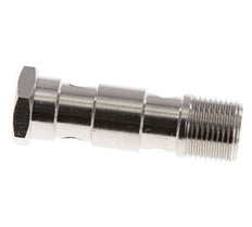 Perno Banjo de Latón Niquelado de 2 vías Rosca Macho G3/8'' L53,5mm