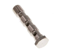 Perno Banjo de Latón Niquelado de 3 vías Rosca Macho G1/4'' L67mm [2 piezas]