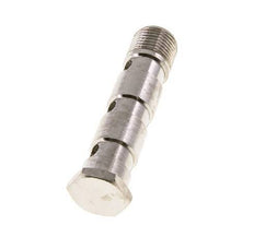 Perno Banjo de Latón Niquelado de 3 vías Rosca Macho G1/2'' L89mm