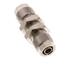 Conector Recto Latón Niquelado 8x6 Pasamuros [2 piezas]