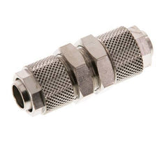 Conector Recto Latón Niquelado 12x10 Pasamuros de Rosca