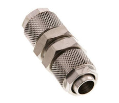 Conector Recto Latón Niquelado 12x10 Pasamuros de Rosca