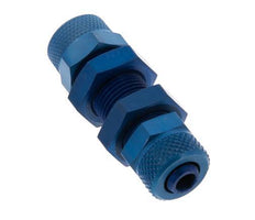 Conector Recto Aluminio 8x6 Pasamuros de Rosca