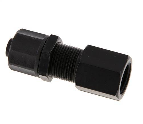 10x8 & G1/4'' Racor recto de aluminio con rosca hembra Pasamuros