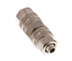 4.3x3 Nickel plated Brass Straight Push-on Fitting [2 Pieces]
