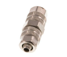 4.3x3 Nickel plated Brass Straight Push-on Fitting [2 Pieces]
