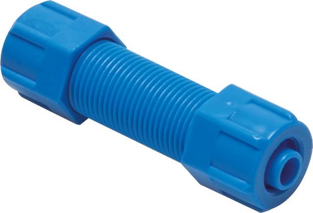 Conector Recto PVC 8x6 de Rosca [5 piezas]