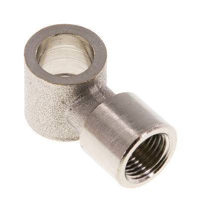 Conector Banjo de Latón Niquelado G1/8'' Rosca Hembra [5 piezas]