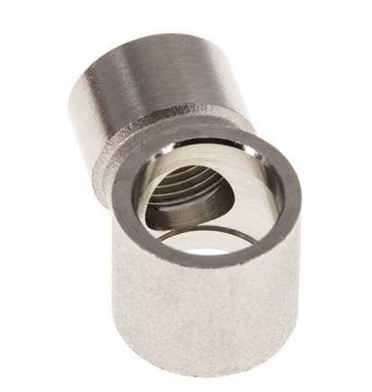 Conector Banjo de Latón Niquelado G3/8'' Rosca Hembra [2 piezas]