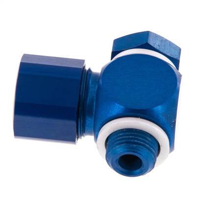 Racor Banjo a Presión Rosca Macho de Aluminio con Junta Tórica Rotativa 10x8 & G1/8'' [10 Piezas]