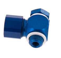 Racor Banjo a Presión Rosca Macho de Aluminio con Junta Tórica Rotativa 10x8 & G1/8'' [10 Piezas]