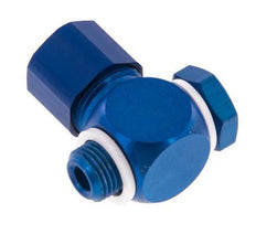 Racor Banjo a Presión Rosca Macho de Aluminio con Junta Tórica Rotativa 10x8 & G1/8'' [10 Piezas]