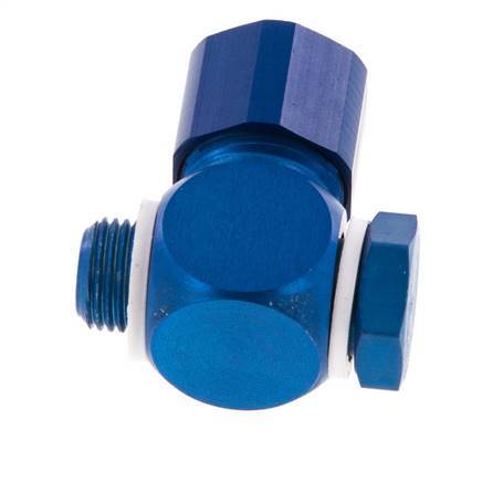 Racor Banjo a Presión Rosca Macho de Aluminio con Junta Tórica Rotativa 10x8 & G1/8'' [10 Piezas]