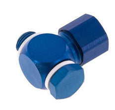 Racor Banjo a Presión Rosca Macho de Aluminio con Junta Tórica Rotativa 10x8 & G1/8'' [10 Piezas]
