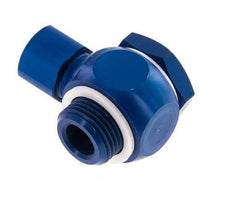 Racor Banjo a Presión Rosca Macho de Aluminio con Junta Tórica Rotativa 10x8 & G3/8'' [10 Piezas]