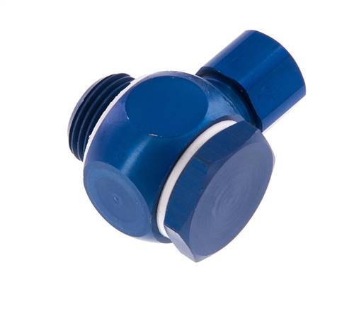 Racor Banjo a Presión Rosca Macho de Aluminio con Junta Tórica Rotativa 10x8 & G3/8'' [10 Piezas]