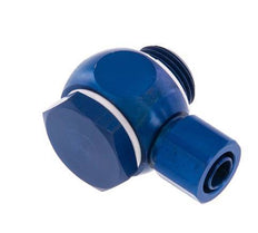 Racor Banjo a Presión Rosca Macho de Aluminio con Junta Tórica Rotativa 10x8 & G3/8'' [10 Piezas]