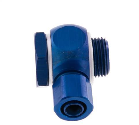 Racor Banjo a Presión Rosca Macho de Aluminio con Junta Tórica Rotativa 10x8 & G3/8'' [10 Piezas]