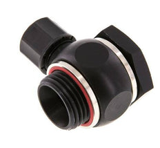 Racor Banjo a Presión Rosca Macho de Aluminio con Junta Tórica Rotativa 10x8 & G1/2'' [5 Piezas]