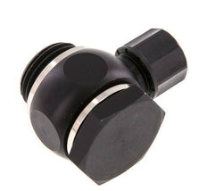 Racor Banjo a Presión Rosca Macho de Aluminio con Junta Tórica Rotativa 10x8 & G1/2'' [5 Piezas]
