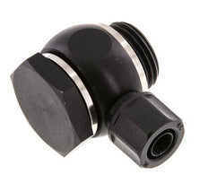 Racor Banjo a Presión Rosca Macho de Aluminio con Junta Tórica Rotativa 10x8 & G1/2'' [5 Piezas]