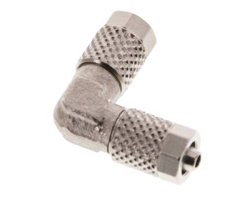 5x3 Nickel plated Brass Elbow Push-on Fitting [2 Pieces]