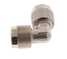 10x8 Nickel plated Brass Elbow Push-on Fitting [2 Pieces]