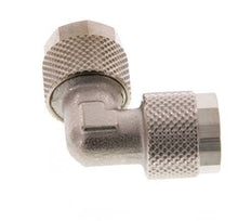 10x8 Nickel plated Brass Elbow Push-on Fitting [2 Pieces]