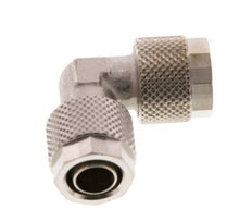 10x8 Nickel plated Brass Elbow Push-on Fitting [2 Pieces]