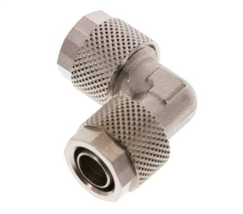 10x8 Nickel plated Brass Elbow Push-on Fitting [2 Pieces]