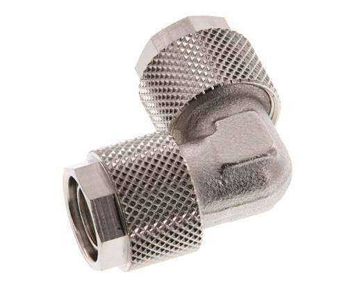 12x10 Nickel plated Brass Elbow Push-on Fitting [2 Pieces]