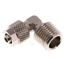 6x4 & R1/4'' Nickel plated Brass Elbow Push-on Fitting with Male Threads [5 Pieces]