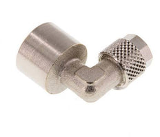 Codo de Latón Niquelado 6x4 & G1/4'' Rosca Hembra [2 piezas]