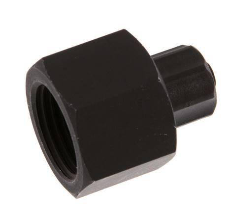 Racor recto de aluminio 8x6 y G1/2'' con rosca hembra