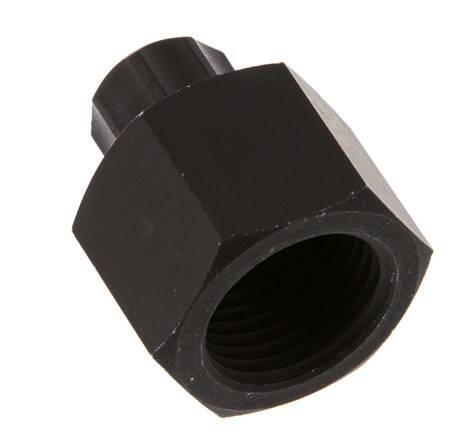 Racor recto de aluminio 8x6 y G1/2'' con rosca hembra