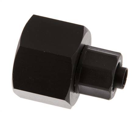 Racor recto de aluminio 10x8 y G1/2'' con rosca hembra