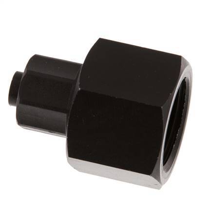 Racor recto de aluminio 10x8 y G1/2'' con rosca hembra