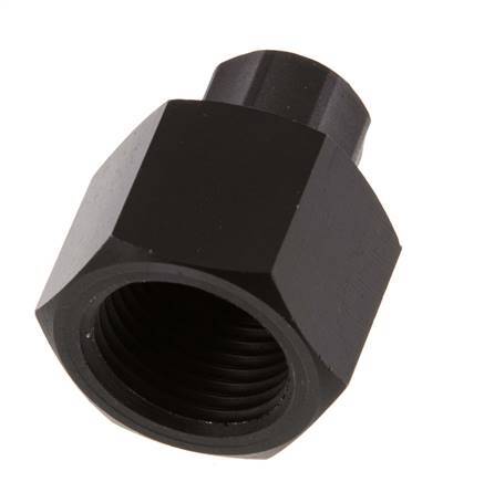 Racor recto de aluminio 10x8 y G1/2'' con rosca hembra