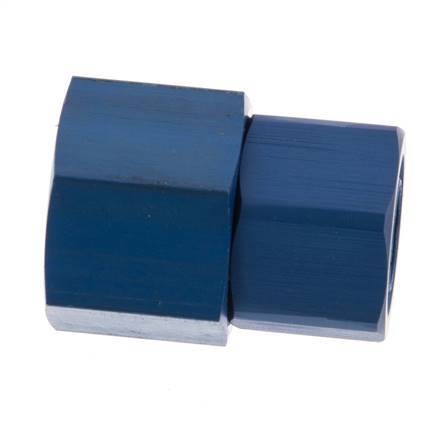 Racor recto de aluminio 17,6x13 y G1/2'' con rosca hembra