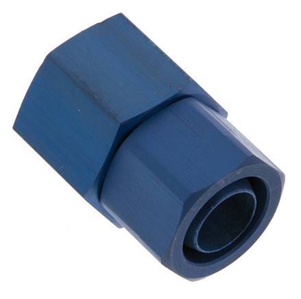 Racor recto de aluminio 17,6x13 y G1/2'' con rosca hembra